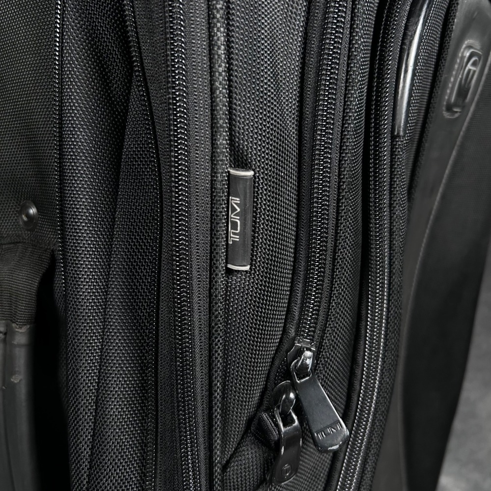 Tumi T-Tech 22" Expandable Rolling Carry On Suitcase Black Ballistic Nylon View 3